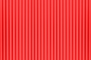 Wall Mural - Red Corrugated metal background and texture surface or galvanize steel