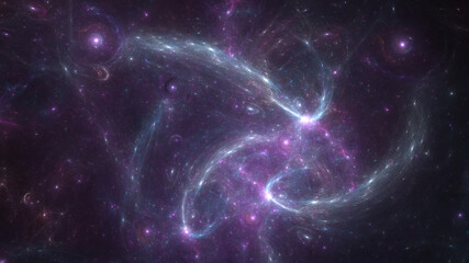 Wall Mural - fantasy star background, deep space illustration