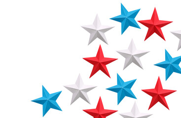 Wall Mural - A decorated paper stars background