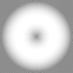 Poster - Circle halftone, screentone vector illustrations. Dots, dotted, speckles vector illustration
