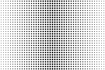 Aufkleber - Squares halftone geometric background pattern and texture vector illustration