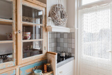 Kitchen In Shabby Chic Style -  Hindeloopen, Friesland, Netherlands