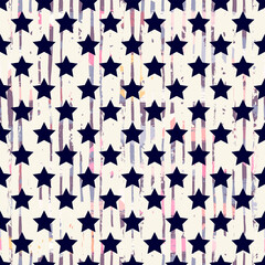 Wall Mural - Seamless pattern with stars. Can be used on packaging paper, fabric, background for different images, etc.