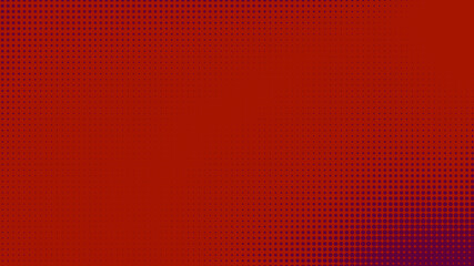 Poster - Dots halftone red purple color pattern gradient texture with technology digital background. Dots pop art comics style.