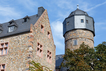 Sticker - Gießen, das Alte Schloss. Hessen, Deutschland, 20.09.2020.	