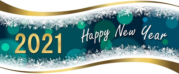 Greeting Card Happy New Year wishes 2021