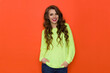 © studioloco - Happy Young Woman In Lime Green Vibrant Sweater