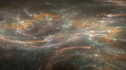 Wall Mural - starfield illustration , deep space galaxy background