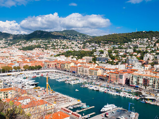 Wall Mural - Old Port of Nice, France