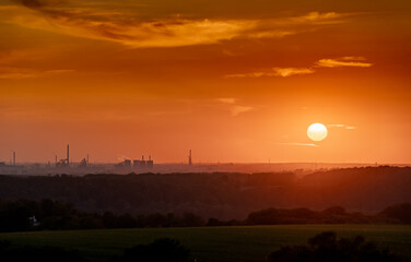 Sonnenuntergang im Ruhrgebiet 2