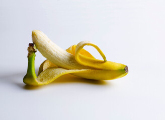 sexy banana resting in a funny position, advetisement, humor