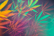 © Wizemark/Stocksy - Funky, abstract kaleidoscopic glitch cannabis/marijuana background