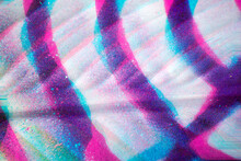 Painted Colorful Glitch Palm/floral Pattern/background/texture