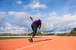 © Inuk Studio/Stocksy - Unrecognizable sportsman running on track