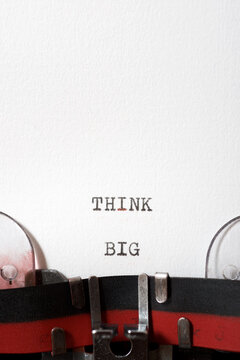 Think big phrase