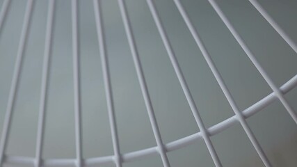 Poster - rotating white fan close up