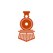 classic train locomotive logo for industry