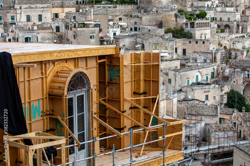 Fotomural Bond apartment from the movie No Time to Die in Sassi, Matera, Italy