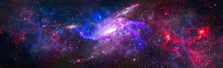 Wall Mural - dreamscape galaxy. awesome spiral galaxy many light years far from the earth. elements furnished by 