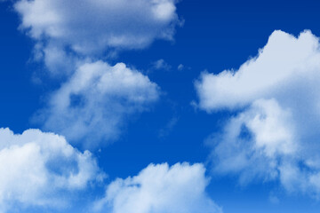 Wall Mural - clouds in the sky