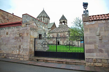 Sticker - Ancient Gandzasar monastery in Nagorno - Karabakh, Caucasus