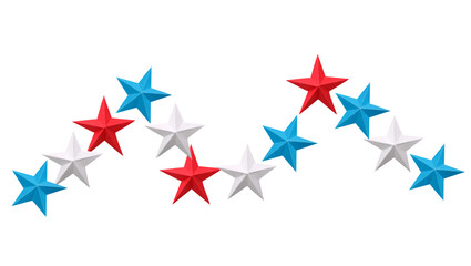 Wall Mural - Origami paper stars