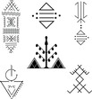 set of Berber Tattoos