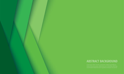 Poster - abstract modern green lines background vector illustration EPS10