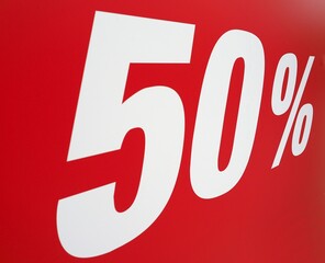 sales discount sign