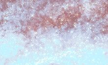Blue Brown Abstract Bright Festive Shiny Multicolor Speckled Magic Glitter Background Strewn With Many Stars And Sparks