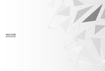 abstract. communications or technology, science background. silver connected line on white backgroun