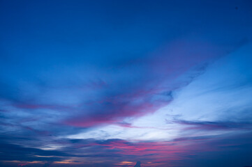 Poster - background beautiful sky sunset