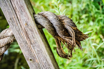 frayed rope