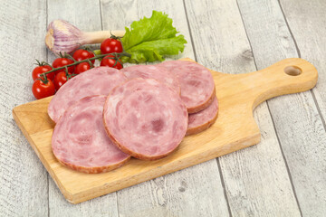 Natural ham made from pork