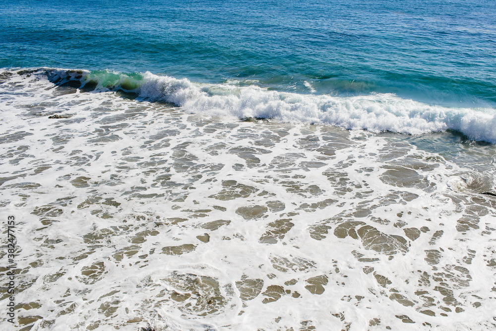 The salty ocean on the west coast