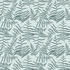 Wall Mural - Bracken seamless pattern