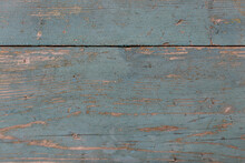 Old Grungy Weathered Blue Wood Background Texture