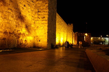 Canvas Print - jaffa gate in  jerusalem old city