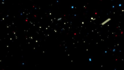 Poster - intro animation  background  with particle moving  for opening , logo, transition and title