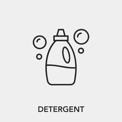 Poster - detergent icon vector sign symbol