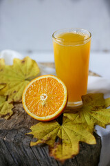 glass of orange juice