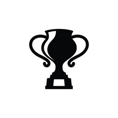 Sticker - Trophy icon vector isolated on white, logo sign and symbol.