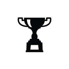 Sticker - Trophy icon vector isolated on white, logo sign and symbol.