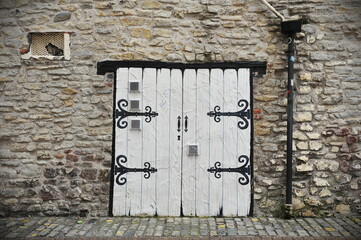 old wooden door background