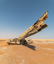 Abandoned Wreckage Of A Catalina Seaplane Near The Strait Of Tiran On The Saudi Arabia Side Of The Gulf Of Aqaba