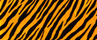 Background with a pattern of tiger stripes, tiger color. Tiger skin background or texture.