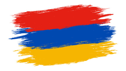 Poster - Vector vintage Armenia flag