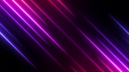 Poster - Neon lights background. Modern shiny texture for night club music concept. Colorful glamour decoration. Laser show motion pattern. Seamless loop.