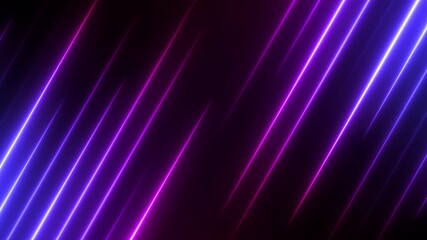 Poster - Neon lights. Night club party vj. Abstract beauty background. Colorful glowing texture for glamour concept. Seamless loop.