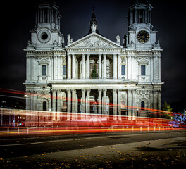 Poster - View of Saint Paul's Cathedral at Christmas time